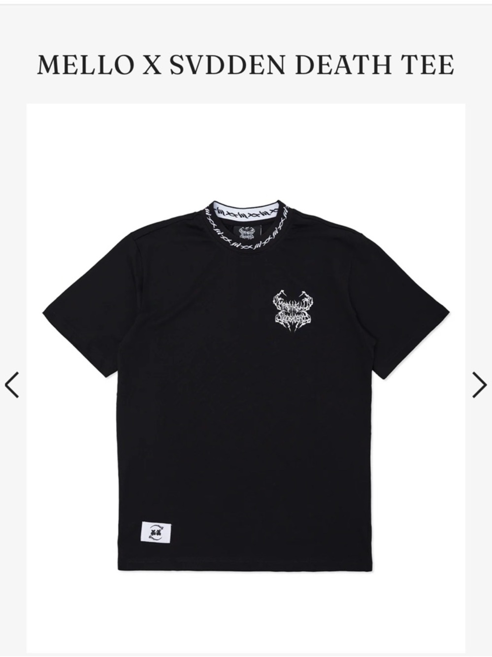 Limited Edition Marshmello x Svdden Death Graphic T-Shirt - Size MEDIUM